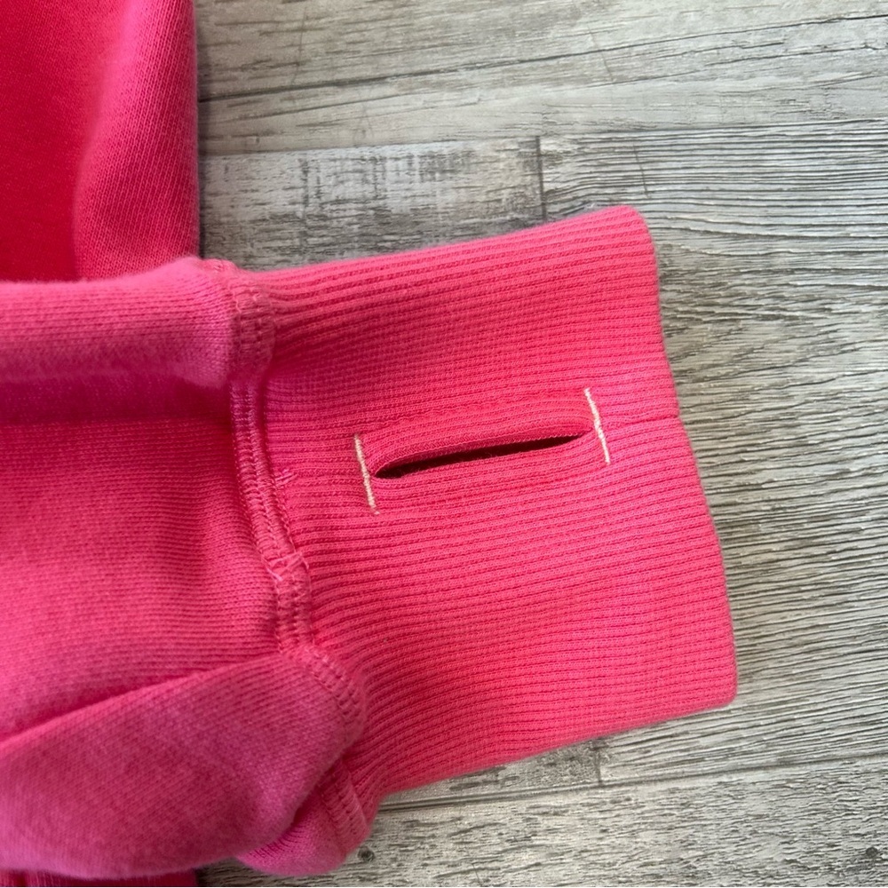 Thumb United Pink Casey Fleece Hoodie Full Zip Sweatshirt Women's 3X - Picture 7 of 13